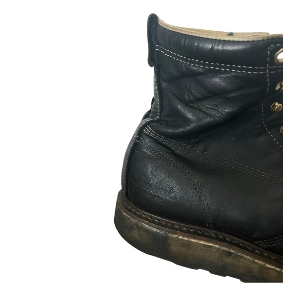 Thorogood American Heritage Max Wear Wedge Black 6” Soft Toe Work Boots Size 10 - Picture 5 of 12
